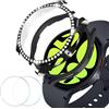 DEALELE [2+2 Pezzi Cassa Compatibile con Samsung Galaxy Watch 6 40mm / 44mm, Bling Strass Diamante + Matte Custodia Protettiva Cover + Pellicola Protettiva in Vetro Temperato, Nero + Nero