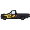 Hasegawa NUOVO Hasegawa 124 Nissan Sunny Truck GB122 Fire Pattern wChin Spoiler Plastica