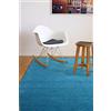 floor factory tappeto Gabbeh Karma blu turchese 140x200 cm fatto a mano di 100% lana vergine