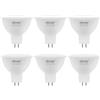 DiCUNO Lampadine LED GU5.3 MR16 12V, 3.6W=50W, 530lm, 2700K, 6 Pezzi | Bianco caldo, Faretto LED Senza sfarfallio, Non dimmerabile, Spot 110° per soggiorno, cucina, applique