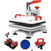 LetCartMaker Pressa di trasferimento di calore, 5 in 1 per cucire via macchina per trasferimento di calore a sublimazione pressa di calore per magliette, tazze, cappello, piatto, 29 x 38 cm