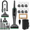 DG Service Vorwerk Folletto VK7s Titanium ORIGINALE LIMITED - Aspirapolvere Scopa Elettrica SENZA FILI con HD7s, Batteria, Caricabatteria, 6 Sacchetti e 6 Dovina (Dotazione Completa + EB7 + SP7 + PB7 + MPA)