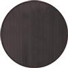 vidaXL Tappeto Rotondo Marrone Scuro 80 cm in Bambù