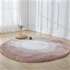 PALVIT Tappeto rotondo antiscivolo, 180 x 180 cm, morbido e soffice, vintage, per camera da letto, soggiorno, bagno, cucina, tappeto a pelo lungo, lavabile, per pavimenti interni