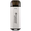 TRANSCEND ESD300S SSD ESTERNO PORTATILE 2.000GB USB-C 3.2 Gen 2x1 ARGENTO