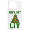 Christmas Lit Gifts Co. Custodia per iPhone 15 Pro Max Let's Get Lit Divertente Brutta Festa di Natale