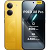 Xiaomi POCO X8 Pro, Smartphone 8+256GB, Giallo, Dimensity 8500-Ultra | Batteria 6500mAh (typ), Display AMOLED ultra luminoso, Fotocamera 50MP con OIS, Garanzia 2 anni+1 anno extra