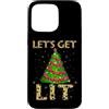 Christmas Funny Gifts Co. Custodia per iPhone 15 Pro Max Let's Get Lit Funny Brutto Natale