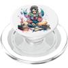 Whimsical Moon & Magic Literary Apparel Celestial Book Lover Celestial Pastel Goth Reader PopSockets PopGrip per MagSafe
