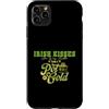 St Patricks Day Gifts & St Paddys Day Gi Custodia per iPhone 11 Pro Max I baci irlandesi sono meglio della pentola d'oro il giorno