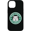 Gatti Animali domestici Accessori Custodia per iPhone 14 Gatti Caffè Espresso-Machine Chicchi di Caffè Gatti-Espresso