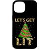 Christmas Funny Gifts Co. Custodia per iPhone 15 Let's Get Lit Funny Brutto Natale