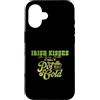 St Patricks Day Gifts & St Paddys Day Gi Custodia per iPhone 16 I baci irlandesi sono meglio della pentola d'oro il giorno