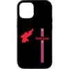 MASH MOSH Custodia per iPhone 12/12 Pro Corea del Nord, mappa, silhouette, bandiera, strisce, orgoglio gra