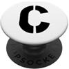 Urban Stencil Collective Studio Co. Lettera C Graffiti Stencil Design Iniziali Motivo PopSockets PopGrip Adesivo
