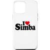 LOVE OF SIMBA HEART NAME APPAREL Custodia per iPhone 12 Pro Max I LOVE HEART SIMBA NOME SU UNA TEE