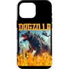 Scifi Movie Dogs Custodia per iPhone 16 Pro Max Cani Dogzilla Scifi Animali Film