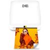 KODAK Step Slim Stampante Fotografica Istantanea per Smartphone - Stampante Mobile Wireless Portatile, Elegante e a Colori - Foto Zink 2x3 (5,1x7,5 cm) con Retro Adesivo, Bianco