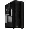 ASUS PROART PA401 WOOD TG PWM BLK, Case ATX Nero, Vetro Temperato | Mid Tower, Pannello Frontale e I/O in Legno, Due Ventole Anteriori da 160 mm e Ventola Posteriore da 120 mm con PWM