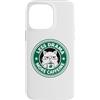 Gatti Animali domestici Accessori Custodia per iPhone 14 Pro Max Gatti Caffè Espresso-Machine Chicchi di Caffè Caffeine-Gatti