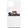 LOVE OF SIMBA HEART NAME APPAREL Custodia per iPhone 13 I LOVE HEART SIMBA NOME SU UNA TEE