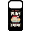 Sweet and Playful Aesthetic Dog Attitude Custodia per iPhone 17 Pro Max Mi piacciono i carlini e forse mi piacciono 3 persone