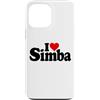 LOVE OF SIMBA HEART NAME APPAREL Custodia per iPhone 13 Pro Max I LOVE HEART SIMBA NOME SU UNA TEE