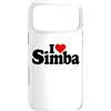 LOVE OF SIMBA HEART NAME APPAREL Custodia per iPhone 17 Pro Max I LOVE HEART SIMBA NOME SU UNA TEE