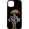 The Cool Uncle Elf Christmas Tees Custodia per iPhone 15 Plus Il fantastico zio elfo Natale