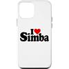 LOVE OF SIMBA HEART NAME APPAREL Custodia per iPhone 12 mini I LOVE HEART SIMBA NOME SU UNA TEE