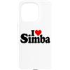 LOVE OF SIMBA HEART NAME APPAREL Custodia per iPhone 15 Pro I LOVE HEART SIMBA NOME SU UNA TEE