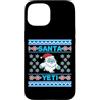 Bigfoot Christmas Apparel Co. Custodia per iPhone 15 Bigfoot Yeti Sasquatch Brutto Natale