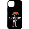 The Artistic Elf Christmas Tees Custodia per iPhone 15 Plus Il Natale degli Elfi Artistici