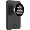 Humorous Sarcastic Outlet La tua presenza è un mondo non sarcastico PopSockets PopWallet per MagSafe