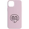 KDNReadingLoverDesigns Custodia per iPhone 14 Plus Chiedimi cosa sto leggendo Divertente amante dei libri