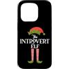 The Introverted Elf Christmas Tees Custodia per iPhone 15 Pro Il Natale degli elfi introversi