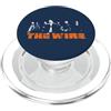 License Champs Prodotto ufficiale della serie TV drammatica poliziesca di The Wire | PAPL28 PopSockets PopGrip per MagSafe