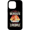 Sweet and Playful Aesthetic Dog Attitude Custodia per iPhone 14 Pro Max Mi piacciono i beagle e forse come 3 persone