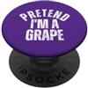 Mega magazzino di Halloween Fai finta che io sia un divertente costume di Halloween PopSockets PopGrip Adesivo