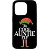 Cool Auntie Elf Christmas Tees Custodia per iPhone 15 Pro Fantastico Natale per zia Elfo