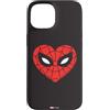 Marvel Custodia per iPhone 15 Marvel Spider-Man - Maschera a forma di cuore per San Valentino anni Sessanta