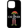 The Cat Lover Elf Christmas Tees Custodia per iPhone 15 Pro Max L'amante dei gatti elfo Natale
