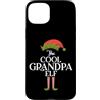 Cool Grandpa Elf Christmas Tees Custodia per iPhone 15 Plus Fantastico Natale del nonno elfo