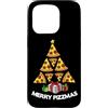 Pizza Christmas Tree Tees Custodia per iPhone 15 Pro Albero di Natale Pizza