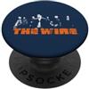 License Champs Prodotto ufficiale della serie TV drammatica poliziesca di The Wire | PAPL28 PopSockets PopGrip Adesivo