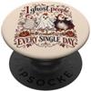 Halloween in October Divertente Pollo Fantasma Costume Halloween Zucca Partito PopSockets PopGrip Adesivo