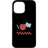 Funny Apple Gifts Apple Fruit Lovers Custodia per iPhone 13 Pro Max Groovy Apple Art per ragazze bambini donne amanti della frutta mela