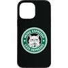 Gatti Animali domestici Accessori Custodia per iPhone 13 Pro Max Gatti Caffè Espresso-Machine Chicchi di Caffè Gatti-Espresso