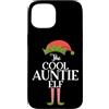Cool Auntie Elf Christmas Tees Custodia per iPhone 15 Fantastico Natale per zia Elfo