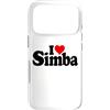 LOVE OF SIMBA HEART NAME APPAREL Custodia per iPhone 17 Pro I LOVE HEART SIMBA NOME SU UNA TEE